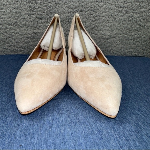 Matiko Shoes Circa Womens EUR 36 US 6 Peach Pointed Toe Slingback Sphere Heel - Picture 4 of 7